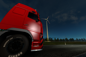 Euro Truck Simulator 2, Video Games, Night, Sun, Morning, Road, Car, Trucks, Cargo