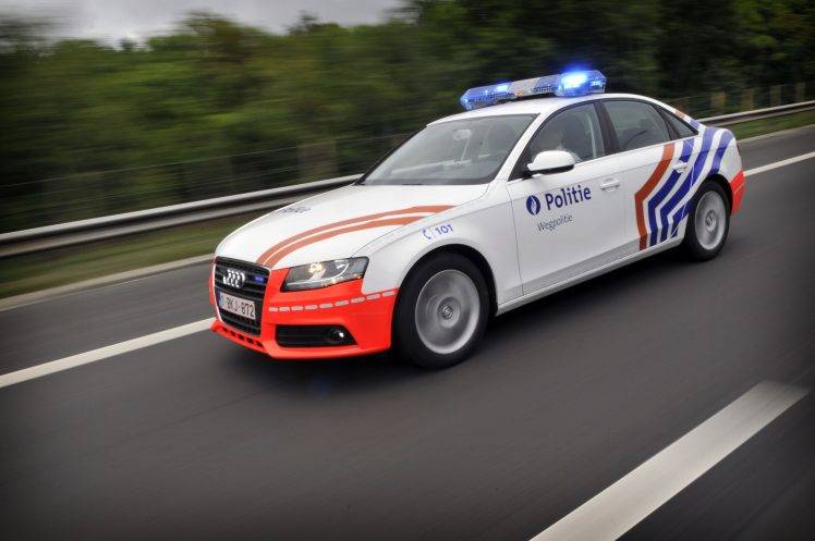 police, Audi HD Wallpaper Desktop Background