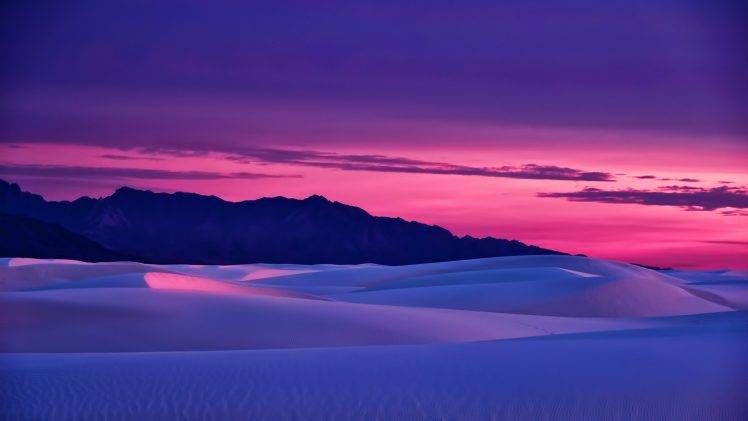 sunset, Mountain, Sky, Landscape, Sand, Desert HD Wallpaper Desktop Background