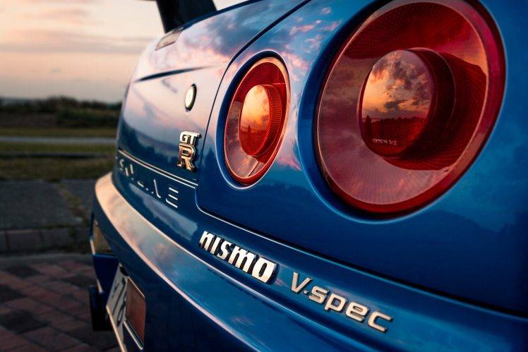 Nissan, Nissan Skyline GT R R34, Car, Blue, JDM, Nismo HD Wallpaper Desktop Background