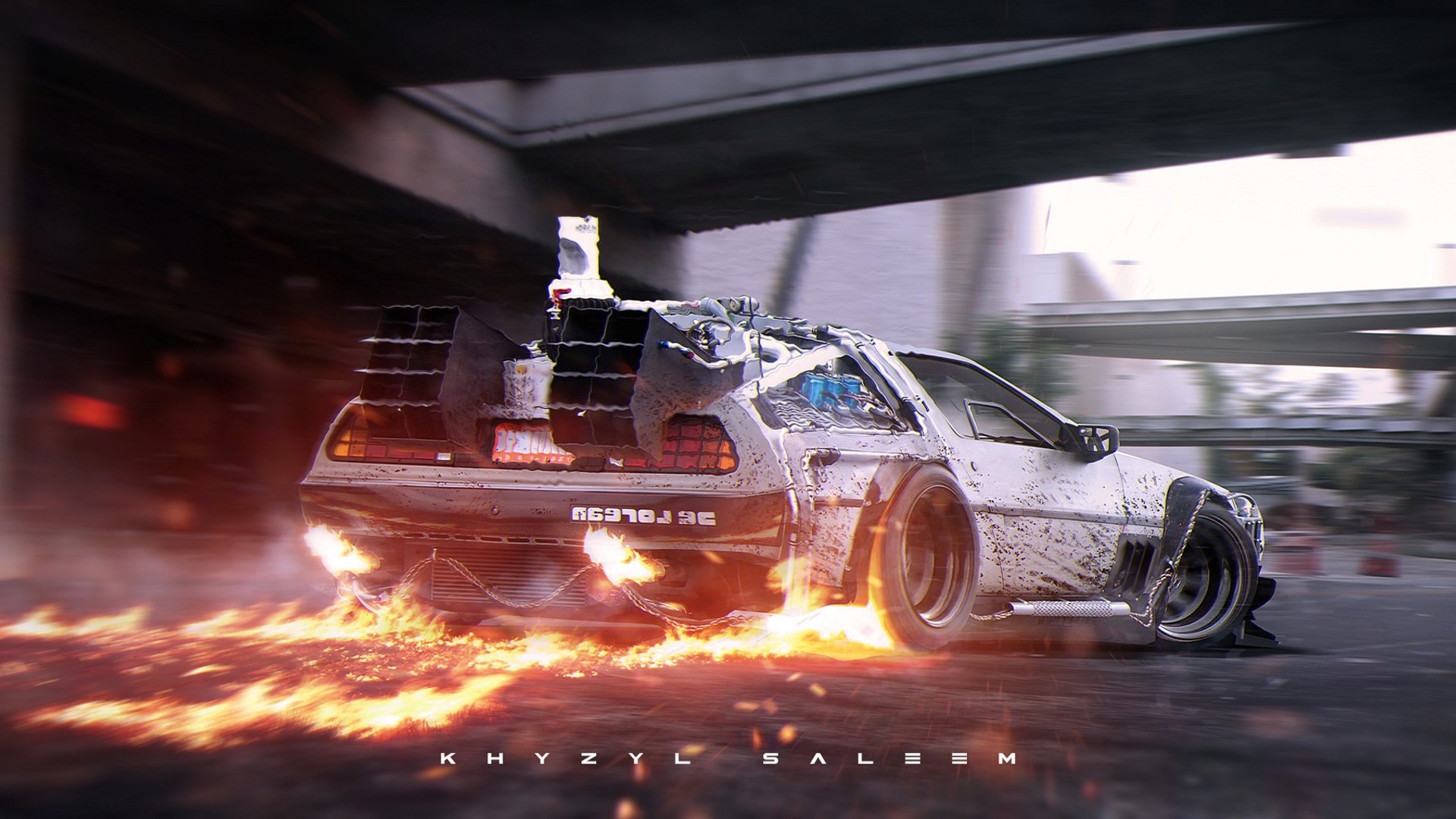 Back To The Future, DeLorean, Supercars, Time Travel, Khyzyl Saleem Wallpaper