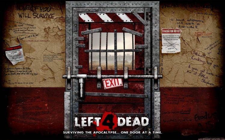 video Games, Left 4 Dead 2, Zombies, Door HD Wallpaper Desktop Background