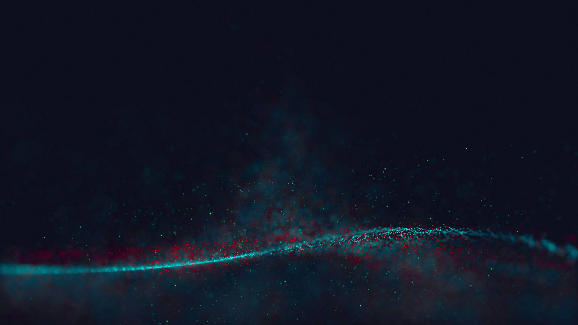 abstract, Science Fiction, Dots, Dust, Bokeh, Waves, Red Giant, Trapcode, Particular Wallpaper