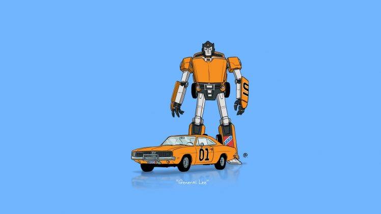 car, Transformers, Minimalism HD Wallpaper Desktop Background