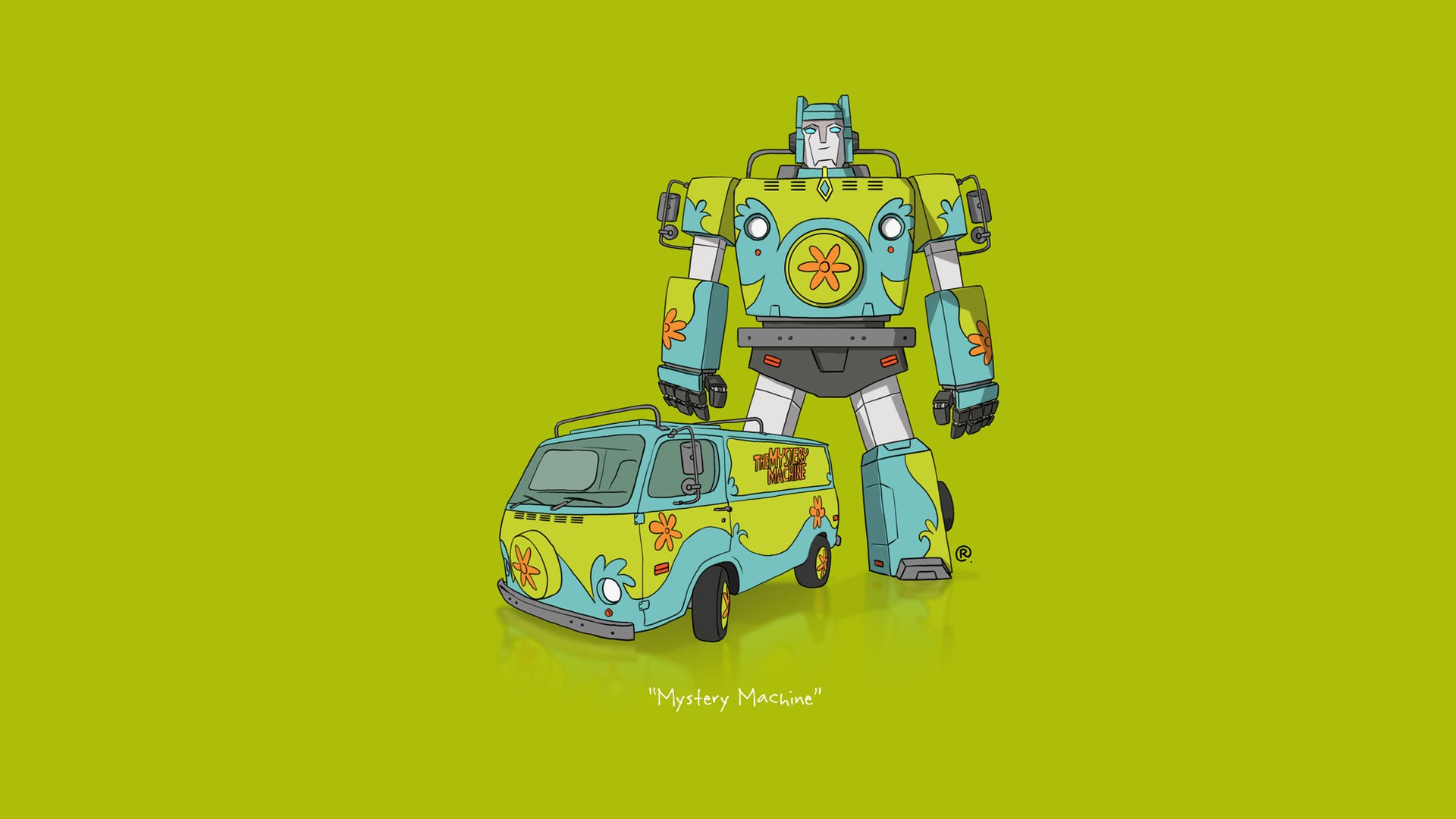 car, Transformers, Minimalism, Scooby Doo Wallpaper