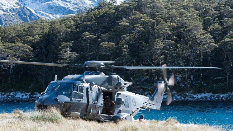 military, Helicopters, Soldier, Royal New Zealand Air Force, NHIndustries NH90, Military Aircraft, New Zealand HD Wallpaper Desktop Background