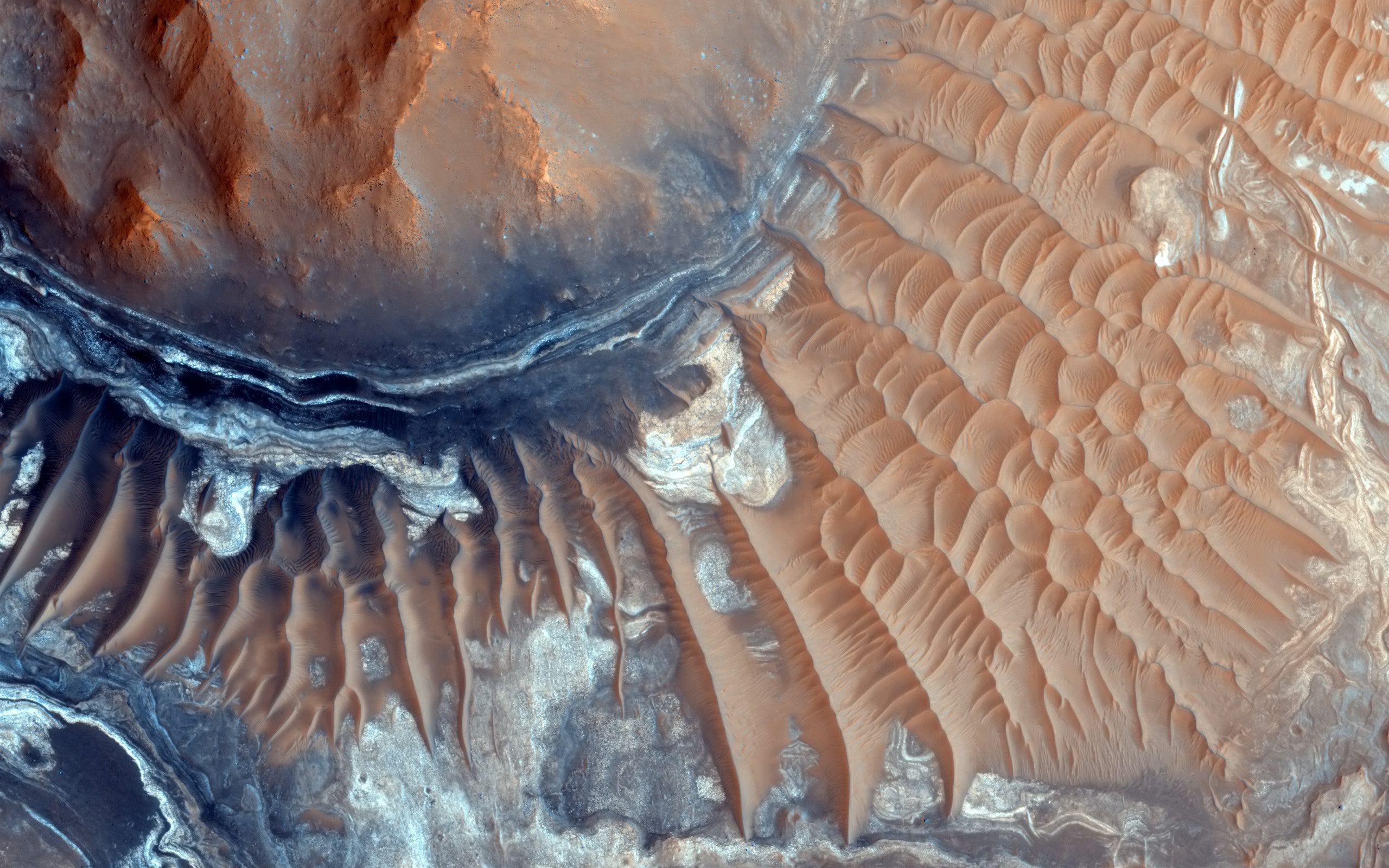 Mars, Planet, Noctis Labyrinthus Wallpaper