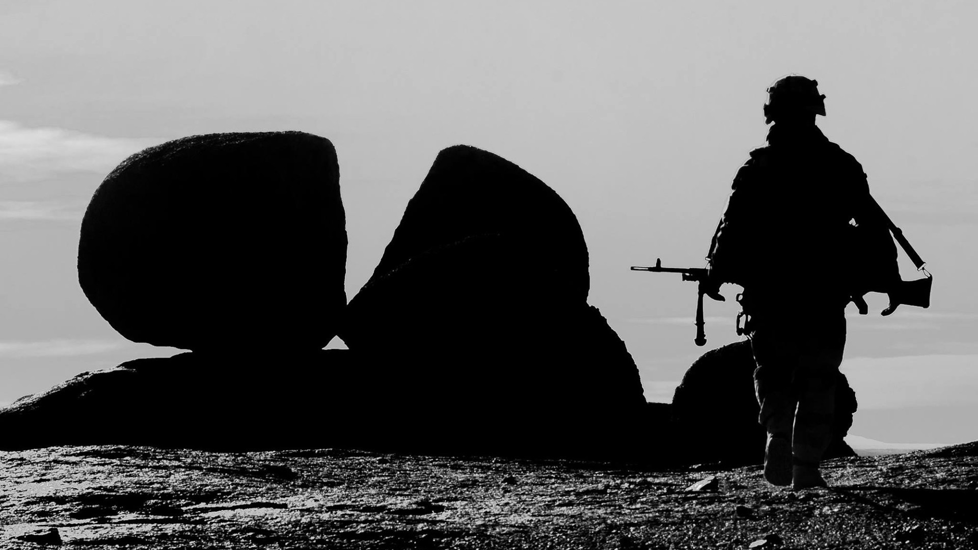military, Soldier, Mali, Northern Mali Conflict, Silhouette Wallpaper