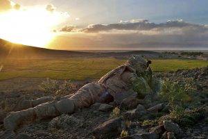 military, Soldier, Afghanistan, War In Afghanistan, United States Army, Sunset