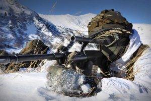 military, Soldier, Austrian Armed Forces, Snow, Mountain