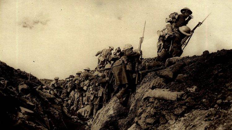 military, World War I, Trenches, British Army HD Wallpaper Desktop Background