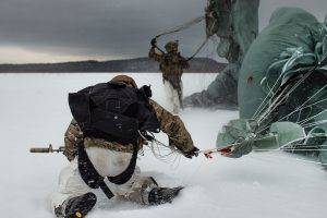 military, Soldier, Special Forces, Paratroopers, Snow, Rifles