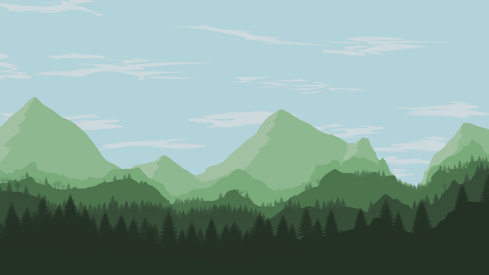 landscape, Photoshop, Mountain Wallpaper