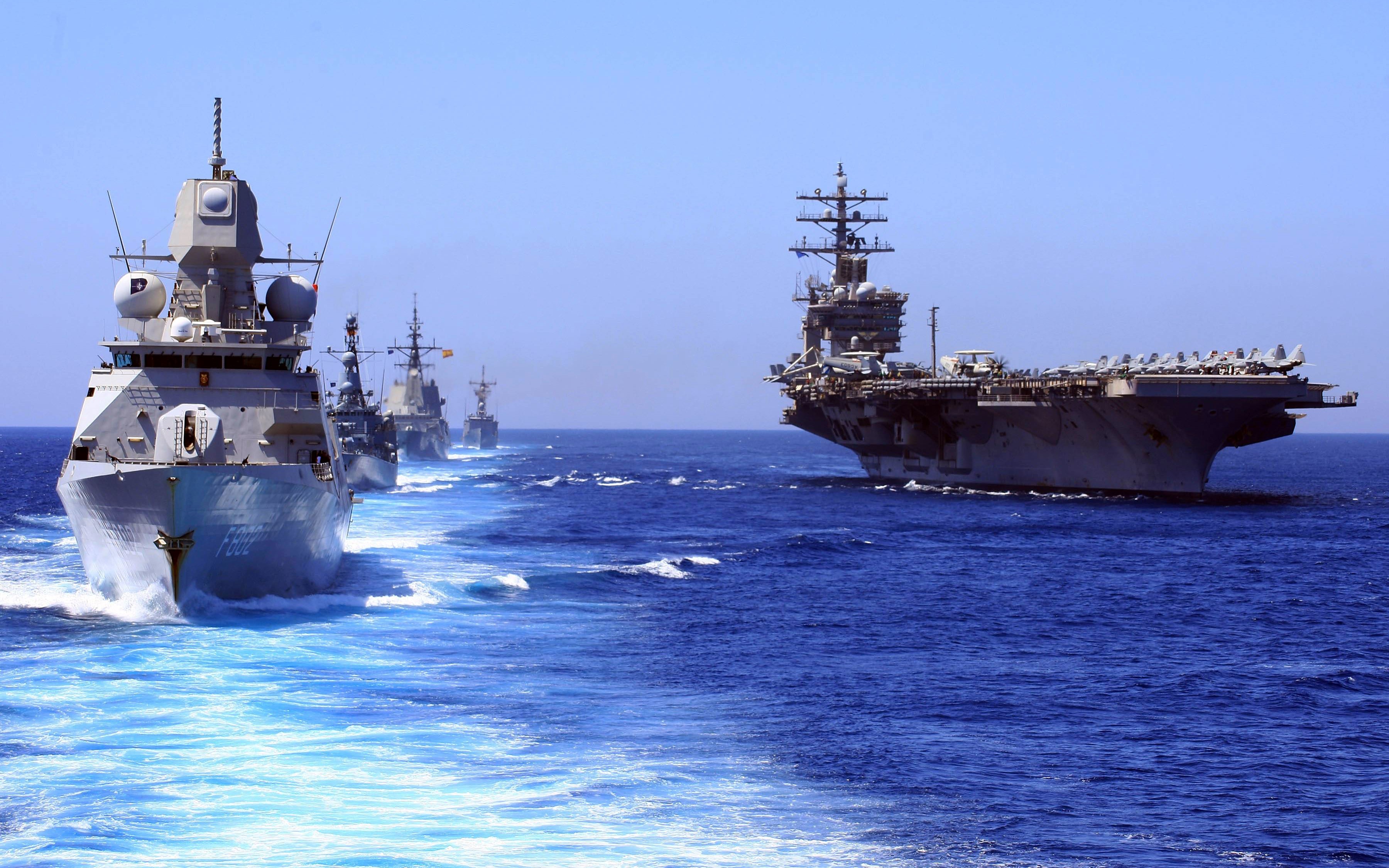 aircraft Carrier, United States Navy, Sea, Military, Fleet, HNLMS De Zeven Provinciën (F802), Royal Netherlands Navy Wallpaper