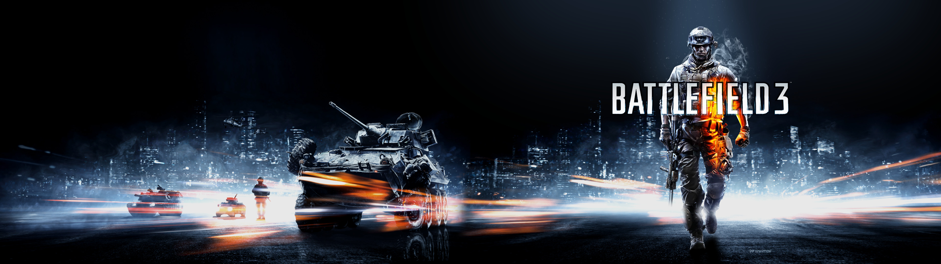 Battlefield 3, Video Games, Military, Soldier, Tank, Multiple Display Wallpaper