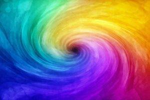 abstract, Spiral, Colorful