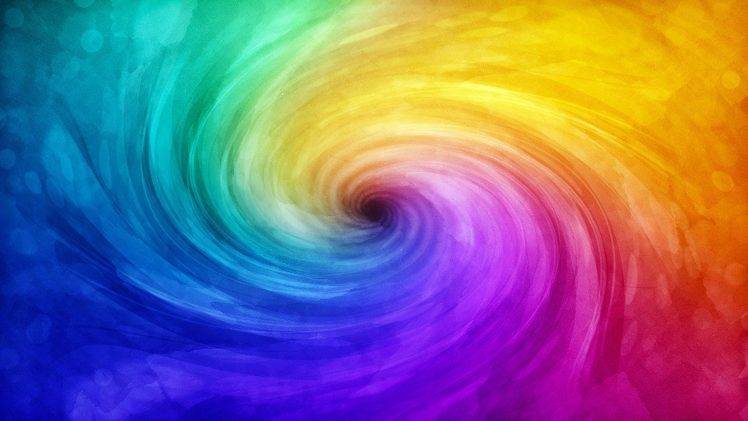 abstract, Spiral, Colorful HD Wallpaper Desktop Background