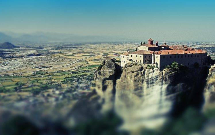 monastery, Landscape, Rock HD Wallpaper Desktop Background
