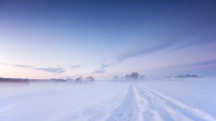 snow, Landscape HD Wallpaper Desktop Background