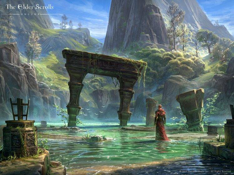 The Elder Scrolls Online, Video Games, Fortress HD Wallpaper Desktop Background