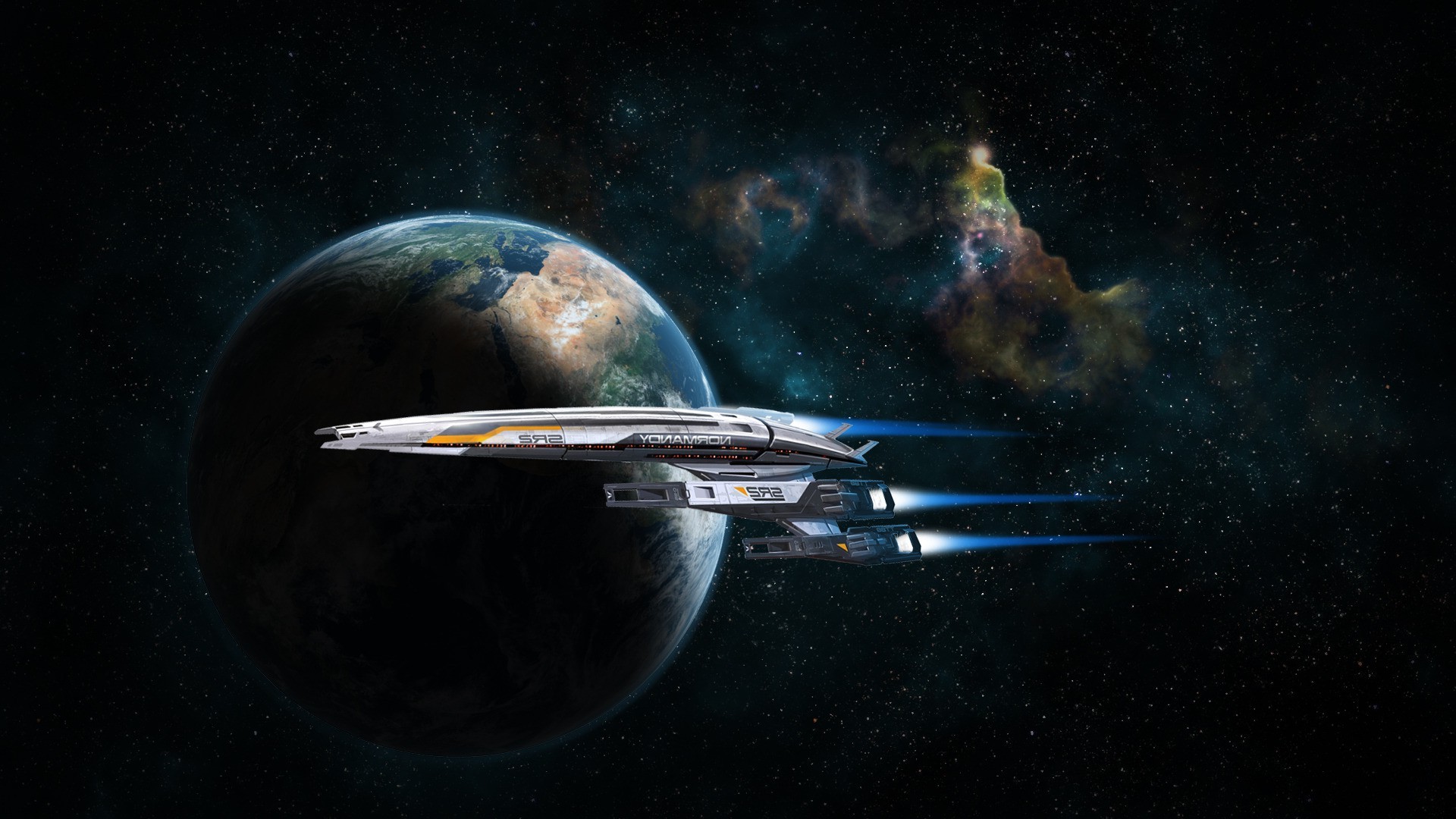 Artwork Mass Effect Video Games Space Spaceship Mass
