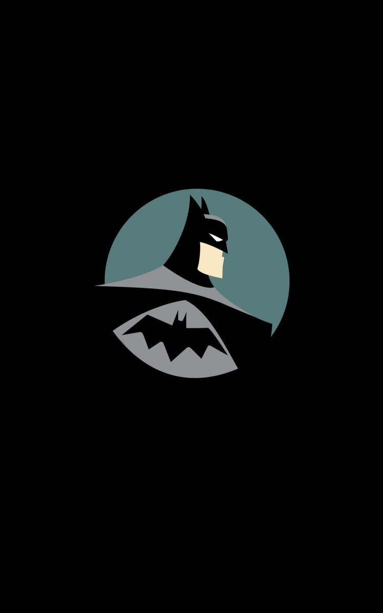 Batman, DC Comics, Superhero, Minimalism, Portrait Display HD Wallpaper Desktop Background