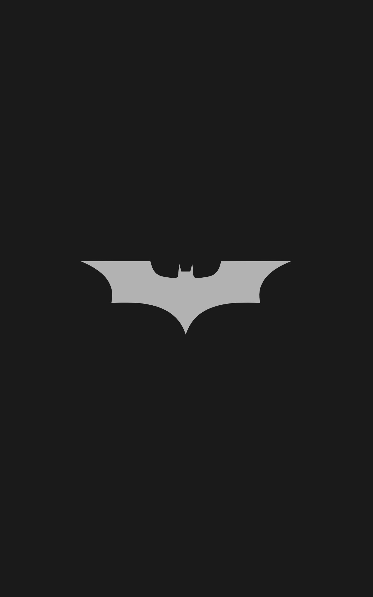 Batman Logo, Batman, Minimalism, Portrait Display Wallpaper