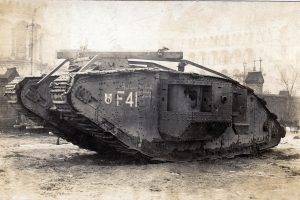 military, British, Tank, World War I