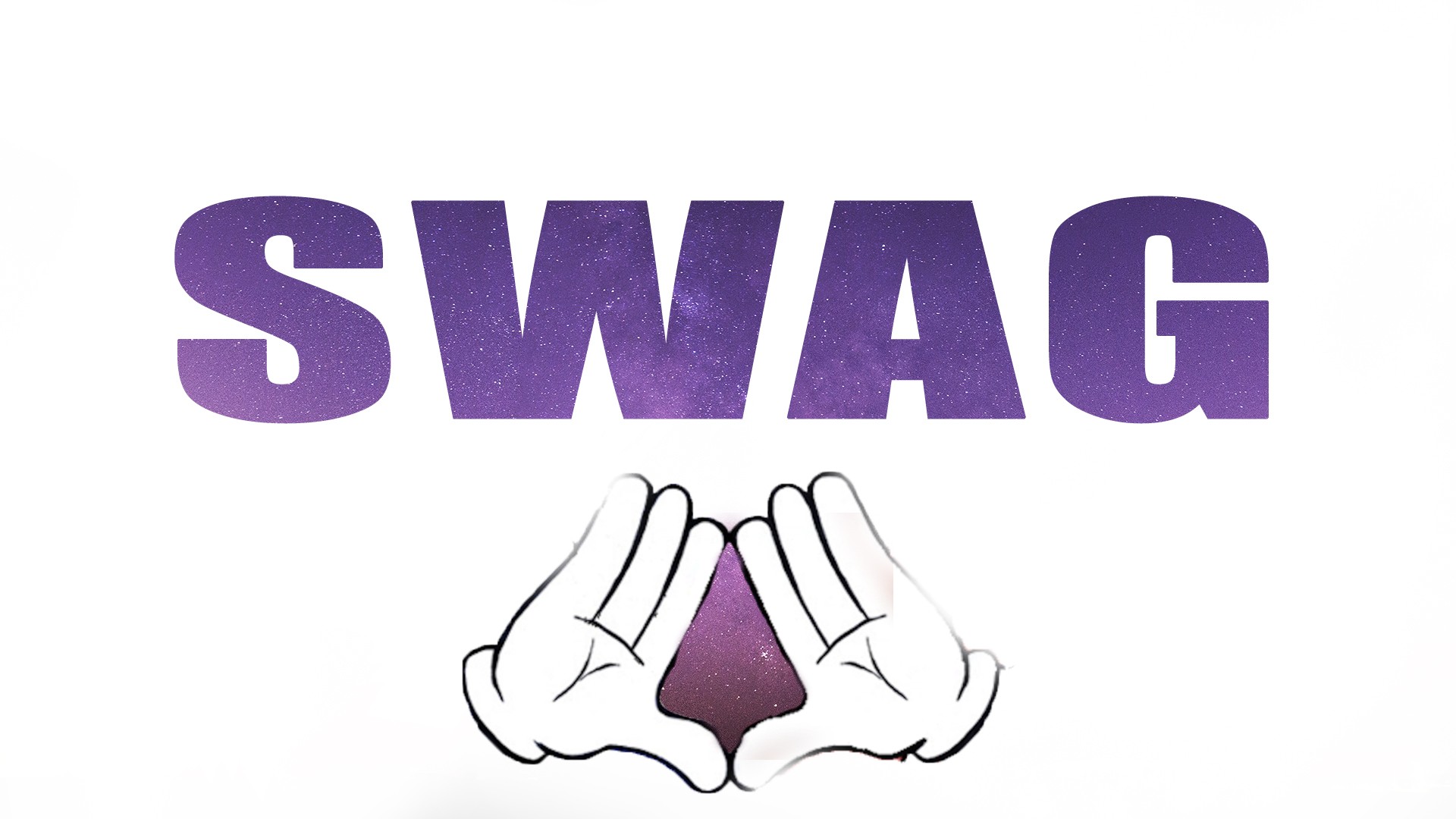 SWAGGAH, Triangle, Gloves, Universe, Stars, Dope, Trap Music Wallpaper