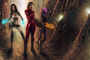 Mass Effect, Miranda Lawson, TaliZorah, Jane Shepard