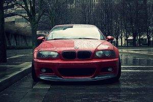 car, BMW, City, BMW M3 E46, Rain