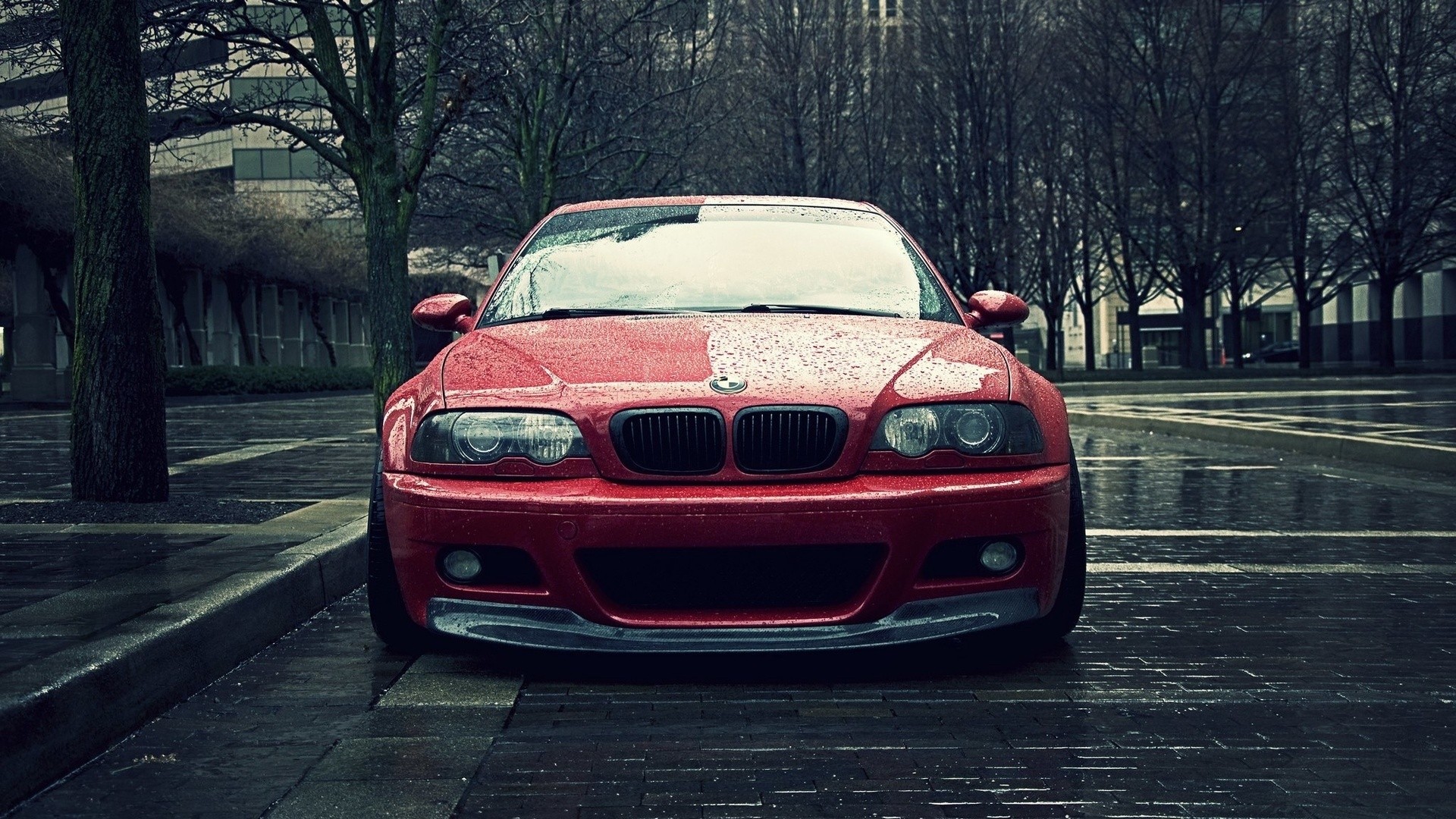 car, BMW, City, BMW M3 E46, Rain Wallpaper