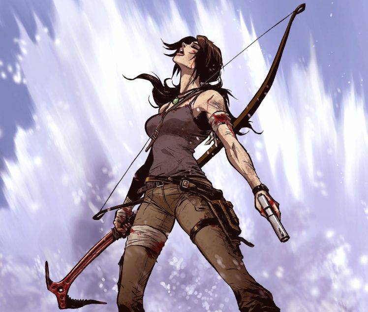 Lara Croft, Tomb Raider, Artwork HD Wallpaper Desktop Background