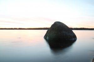 landscape, Nature, Lake, Sweden, Stones