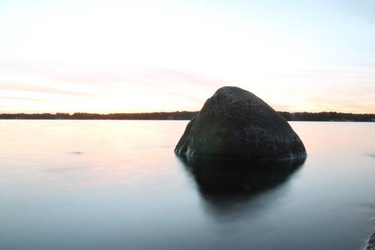 landscape, Nature, Lake, Sweden, Stones HD Wallpaper Desktop Background
