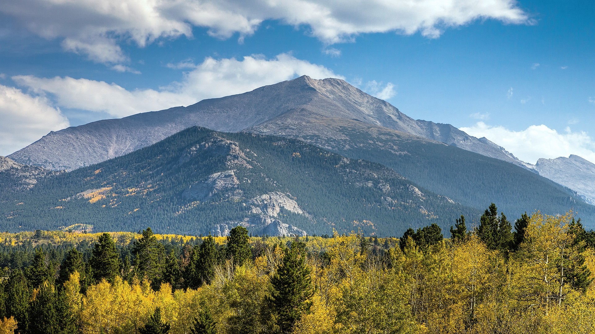 mountain, Trees, Landscape Wallpaper