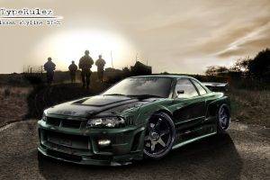 race Cars, Nissan Skyline GT R R34, Shark, Sea, Weapon, Bullet, Camera, Sony, Lens