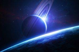 spacescapes, Space Art, Space, Planet, Planetary Rings