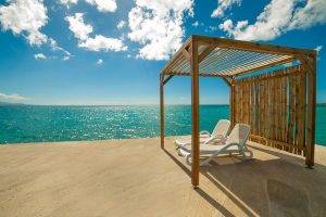 summer, Sea, Caribbean, Nature, Clouds, Landscape, Beach, Chair, Sunshade, Tropical, Resort