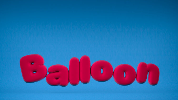 balloons, Balloon, Blue Clothing, Pink, 3D, Cinema 4D, Adobe Photoshop, Candy D, Sweets, Typography HD Wallpaper Desktop Background
