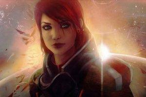 Mass Effect, Commander Shepard, Jane Shepard, Space, N7, Video Games, Mass Effect 3