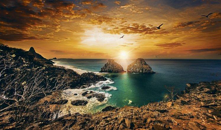 landscape, Coast, Brazil HD Wallpaper Desktop Background