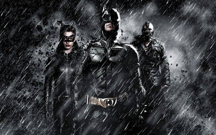 Batman, Bane, Catwoman HD Wallpaper Desktop Background