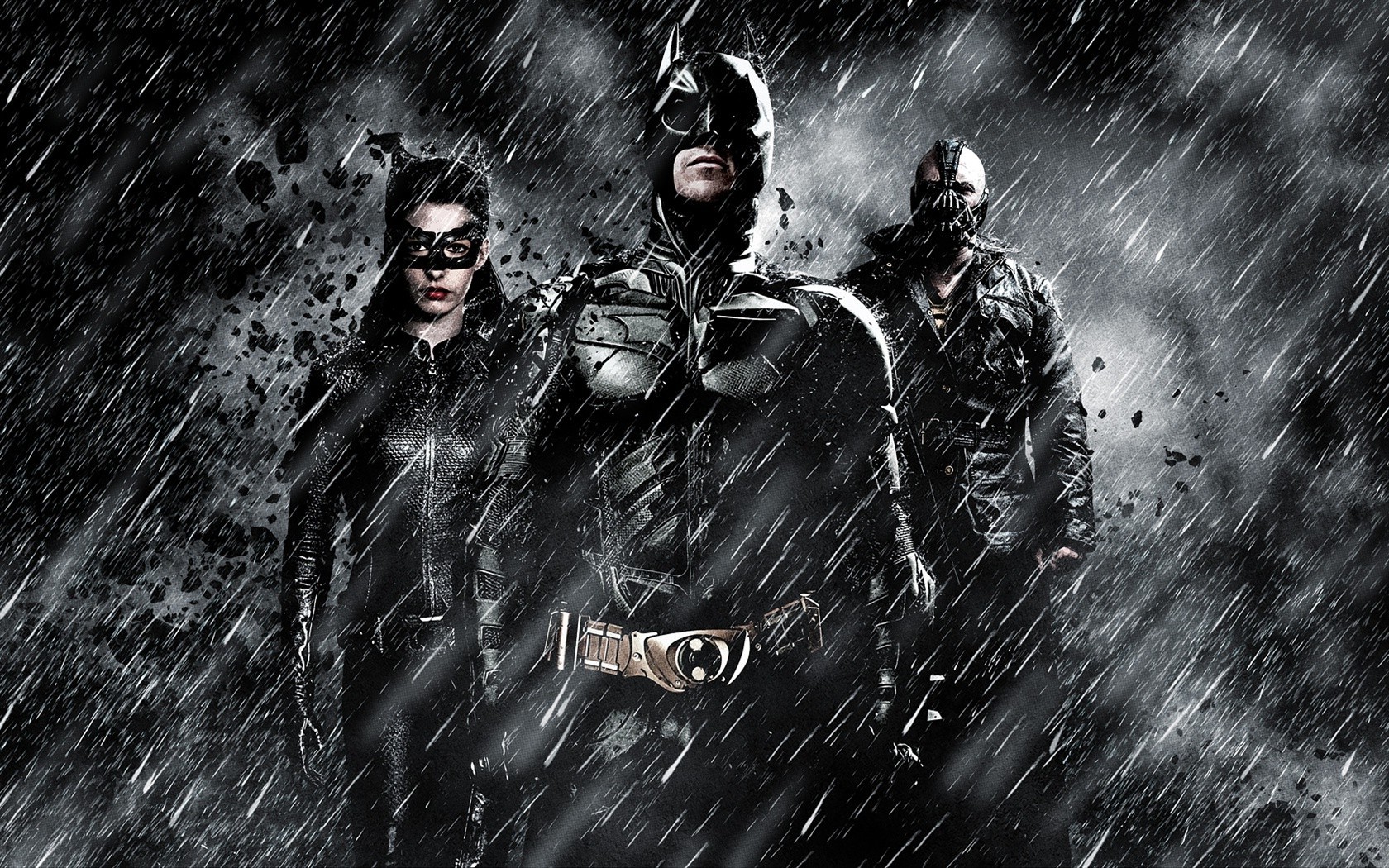Batman, Bane, Catwoman Wallpaper
