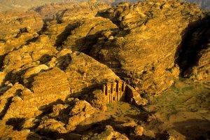 nature, Landscape, Petra, History, Rock, Desert, Aerial View, Monuments, World Heritage Site