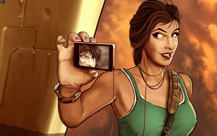 Lara Croft, Tomb Raider, Self Shots, Self Portraits HD Wallpaper Desktop Background