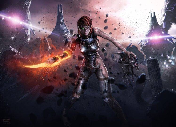 Mass Effect, Video Games, Artwork HD Wallpaper Desktop Background
