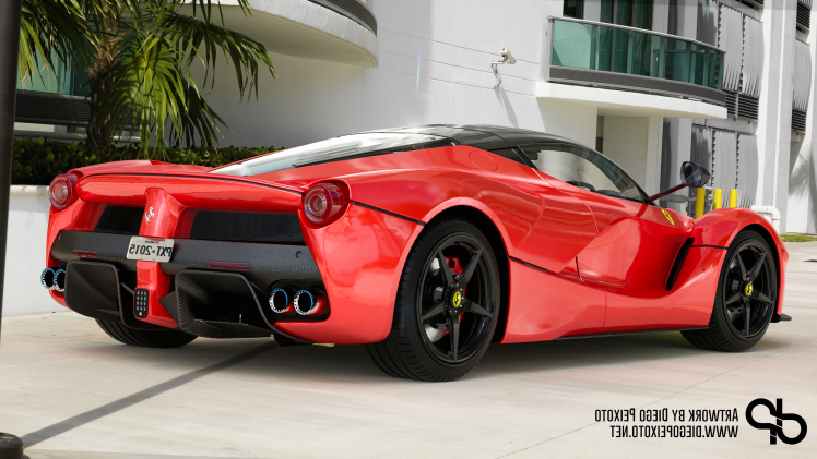 Ferrari LaFerrari, Diego Peixoto, 3D, Vehicle HD Wallpaper Desktop Background