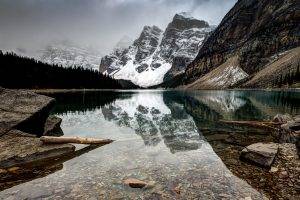 Canada, Morraine Lake, Mountain, Landscape