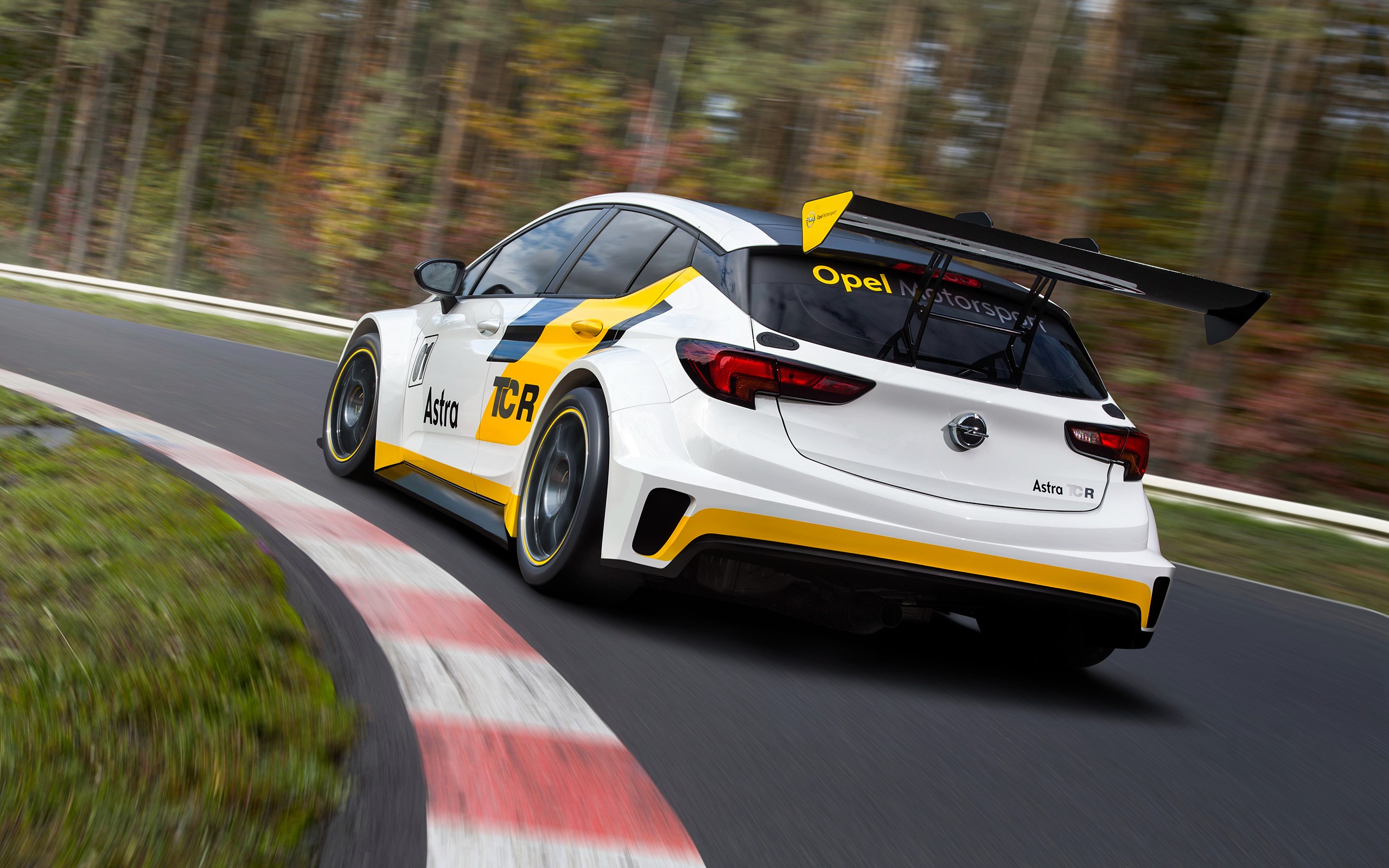 Opel Astra TCR, Car, Race Tracks, Motion Blur Wallpaper